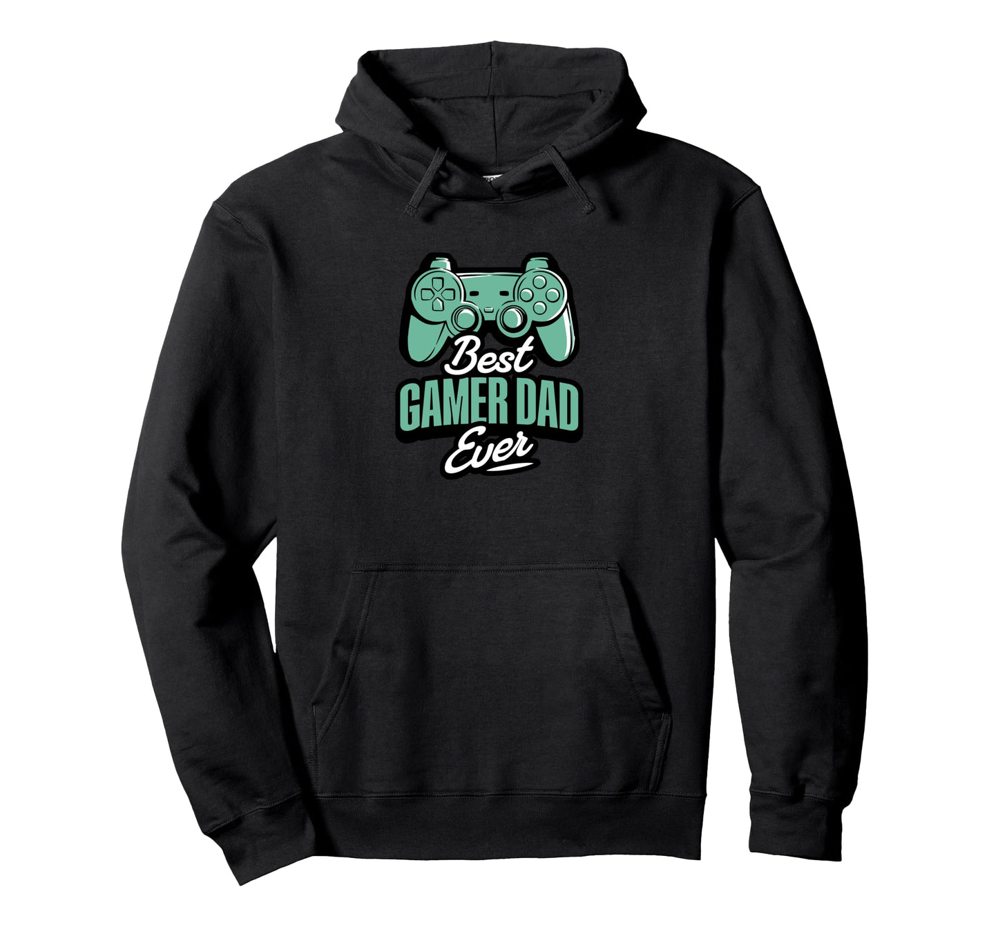 Best Gamer Dad Ever Hoodie - Custom Art Print Unisex - T-Shirt, Sweatshirt, Hoodie