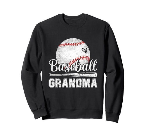 Mothers Day Baseball Grandma Sweatshirt - Trendy Graphic for Adults - T-Shirt, Sweatshirt, Hoodie