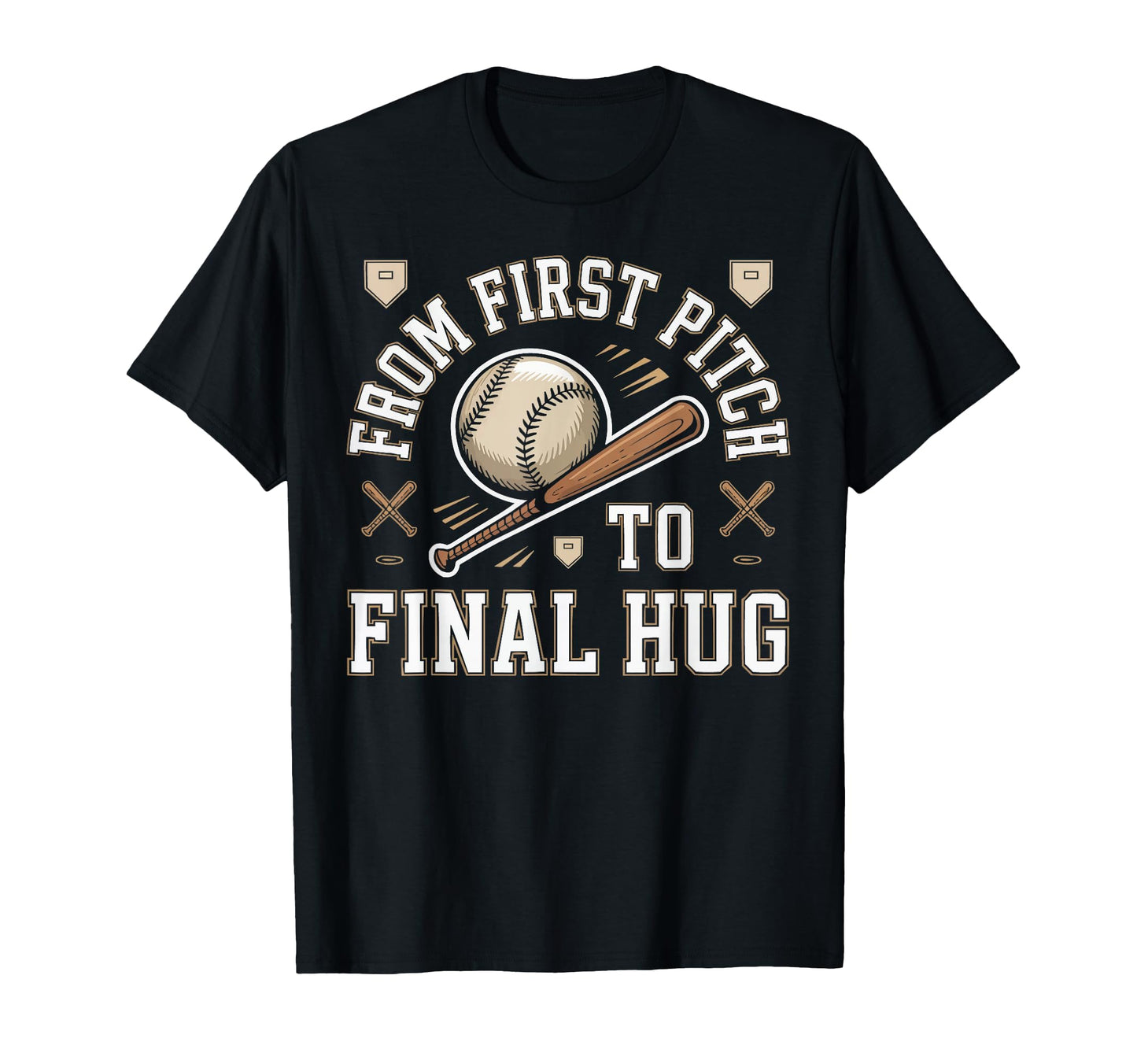 Baseball Dad Baseballer Daddy T-Shirt - Casual Everyday Wear for Adults - T-Shirt, Sweatshirt, Hoodie