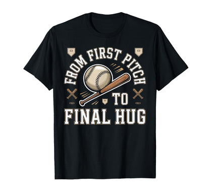 Baseball Dad Baseballer Daddy T-Shirt - Casual Everyday Wear for Adults - T-Shirt, Sweatshirt, Hoodie