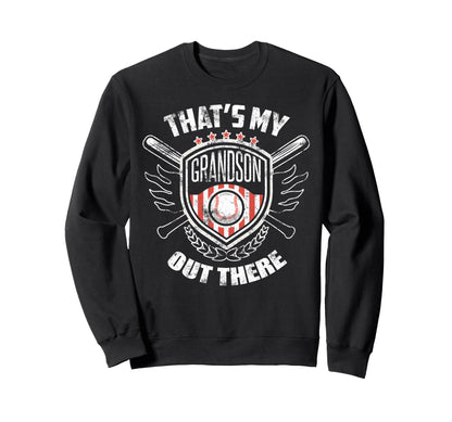 Thats My Grandson Out There Family Sweatshirt - Custom Art Print Unisex - T-Shirt, Sweatshirt, Hoodie
