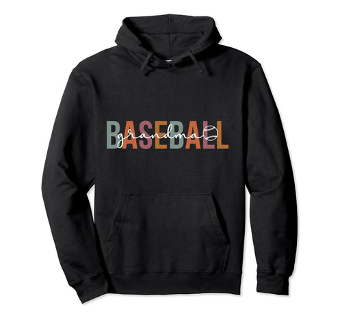 Boho Baseball Grandma Baseball Player Hoodie - Trendy Graphic Men Women - T-Shirt, Sweatshirt, Hoodie