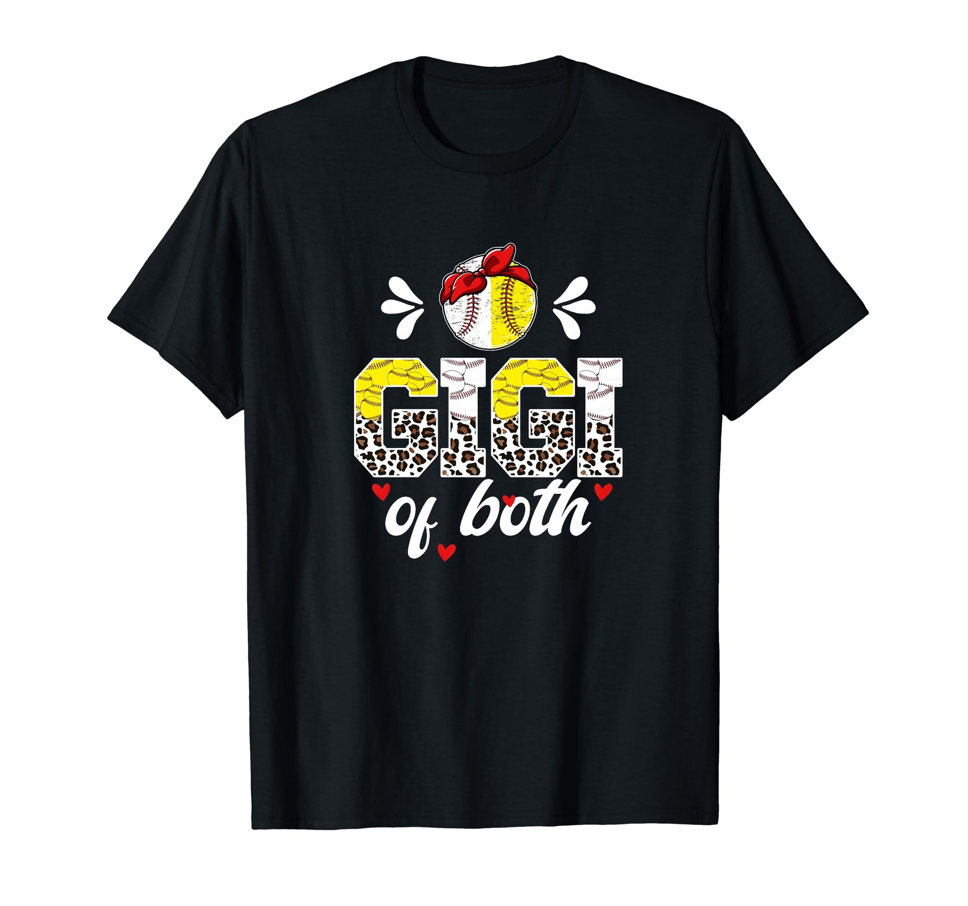Gigi Both Leopard Baseball Softball Gigi T-Shirt - Graphic Print Men Women - T-Shirt, Sweatshirt, Hoodie
