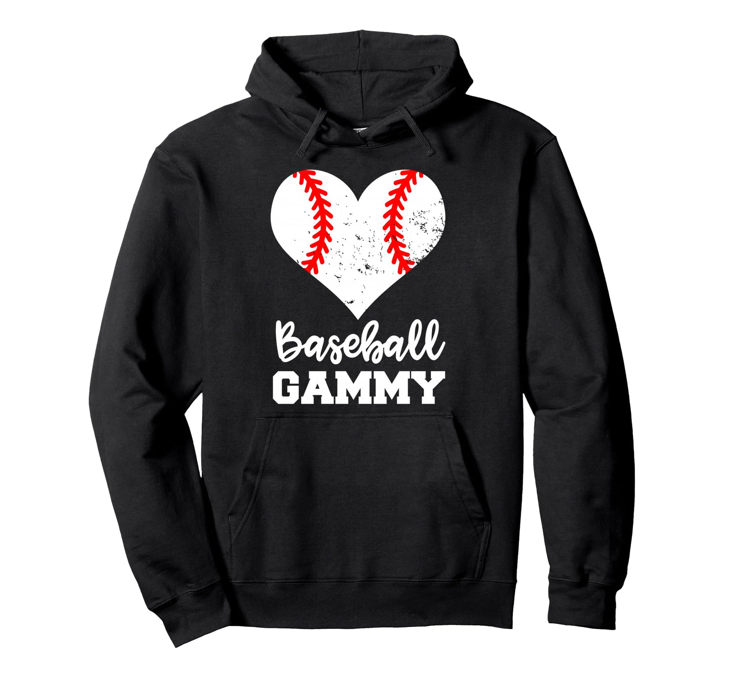 Baseball Gammy Funny Baseball Heart Hoodie - Streetwear Style Unisex - T-Shirt, Sweatshirt, Hoodie