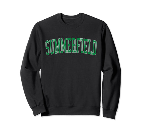 Summerfield Nc Distressed Green Sweatshirt - Aesthetic Graphic for Adults - T-Shirt, Sweatshirt, Hoodie
