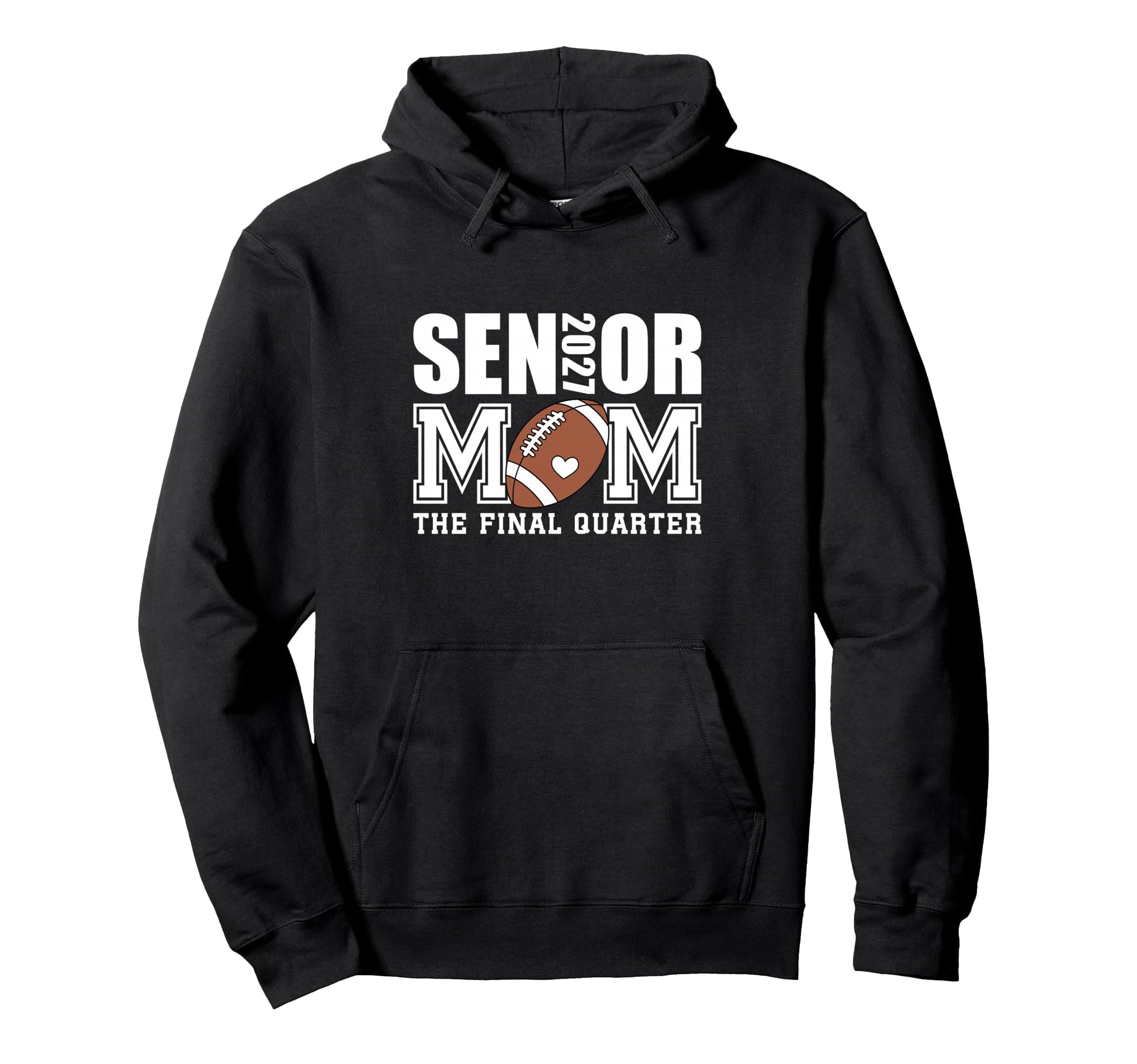 2027 Senior Football Mom Team Parent Hoodie - Fun Novelty Design Unisex - T-Shirt, Sweatshirt, Hoodie