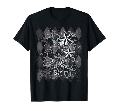 Grunge Y2K Emo 2000S Star Goth Alt T-Shirt - Minimalist Print for Adults - T-Shirt, Sweatshirt, Hoodie