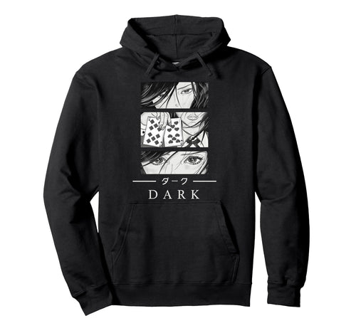 Anime Dark Japanese Art Aesthetic Hoodie - Custom Art Print Unisex - T-Shirt, Sweatshirt, Hoodie