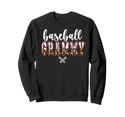 Baseball Grammy Grandma Baseball Sweatshirt - Fun Novelty Design Men Women - T-Shirt, Sweatshirt, Hoodie