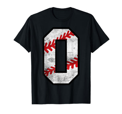 Distressed Baseball Letter O T-Shirt - Unique Graphic Unisex - T-Shirt, Sweatshirt, Hoodie