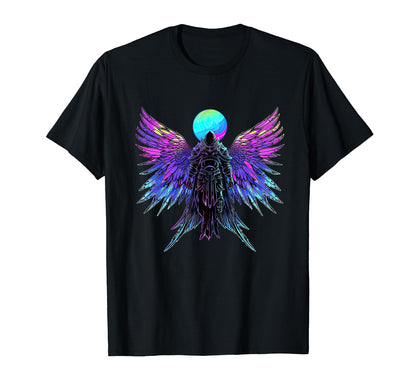 Archangel Michael Vaporwave Streetwear T-Shirt - Trendy Graphic for Adults - T-Shirt, Sweatshirt, Hoodie