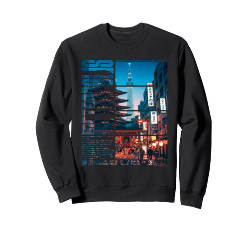 Tokyo Metropolis Soft Grunge 80S 90S Sweatshirt - Graphic Print Men Women - T-Shirt, Sweatshirt, Hoodie