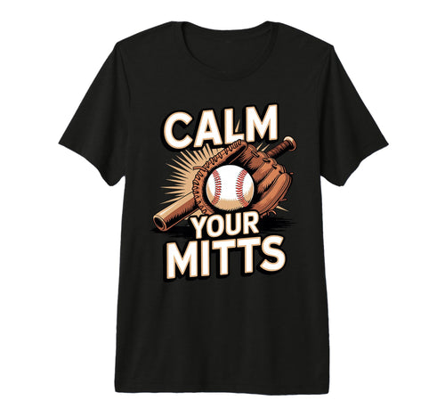 Calm Your Mitts Funny Baseball T-Shirt - Streetwear Style for Adults - T-Shirt, Sweatshirt, Hoodie