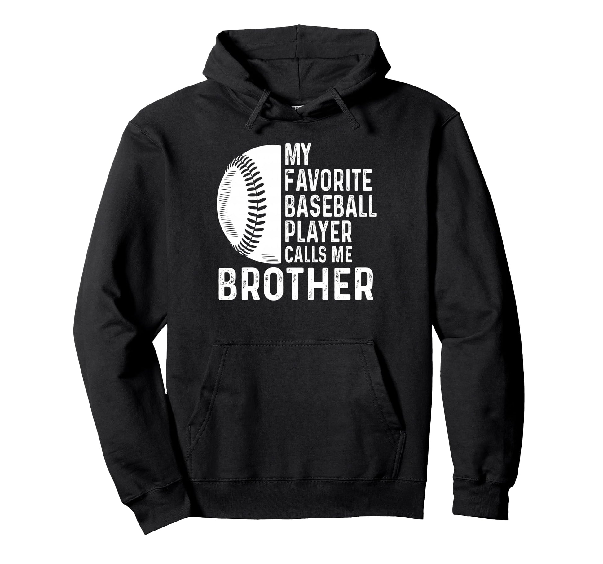 My Favorite Baseball Player Calls Hoodie - Casual Everyday Wear Men Women - T-Shirt, Sweatshirt, Hoodie