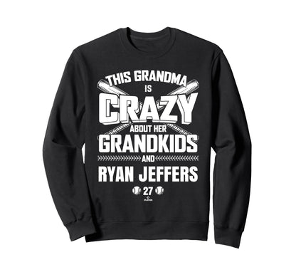 Grandma Crazy Ryan Jeffers Minnesota Sweatshirt - Graphic Print Unisex - T-Shirt, Sweatshirt, Hoodie