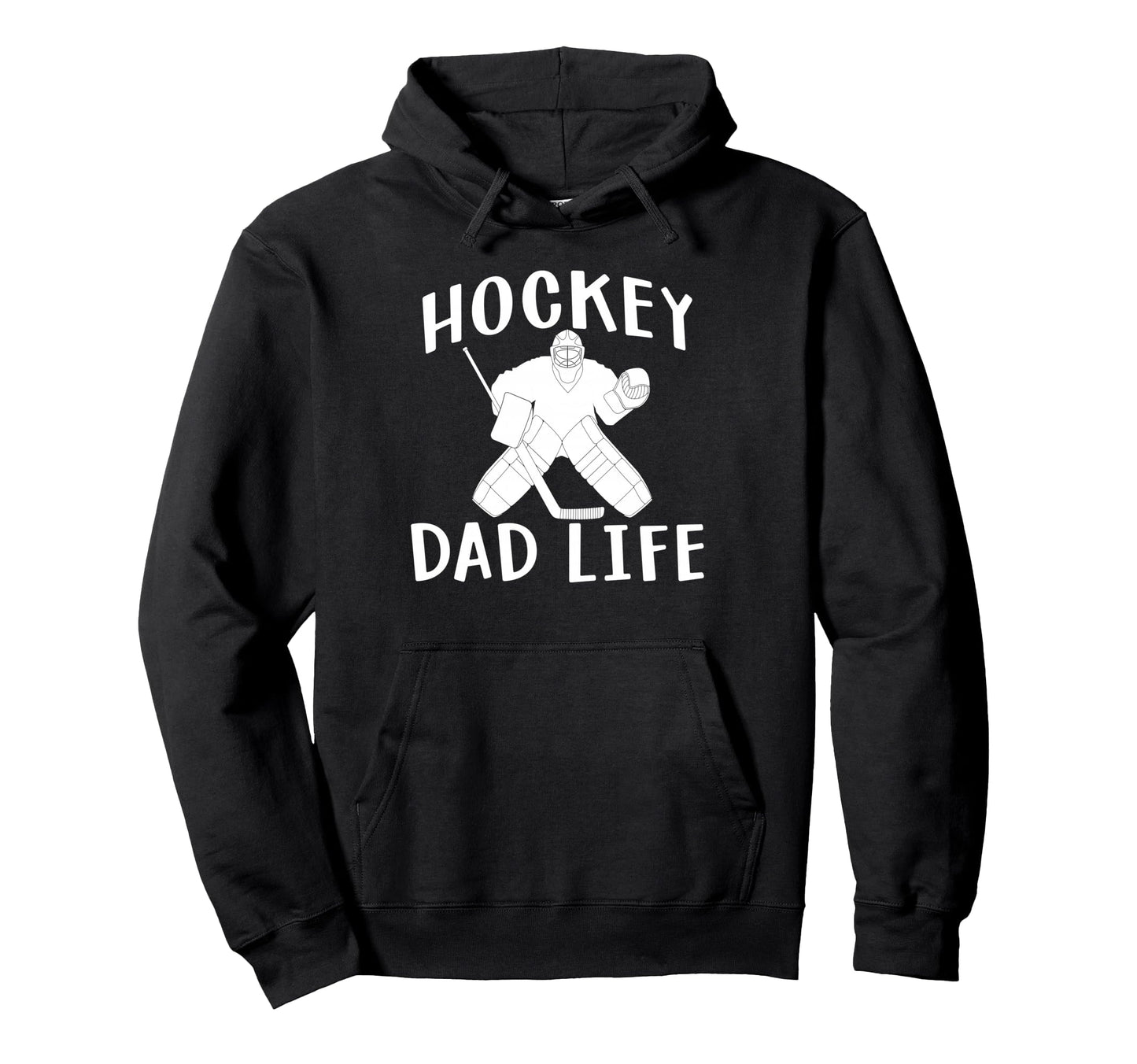 Hockey Dad Life Game Day Sports Dad Hoodie - Unique Graphic Unisex - T-Shirt, Sweatshirt, Hoodie