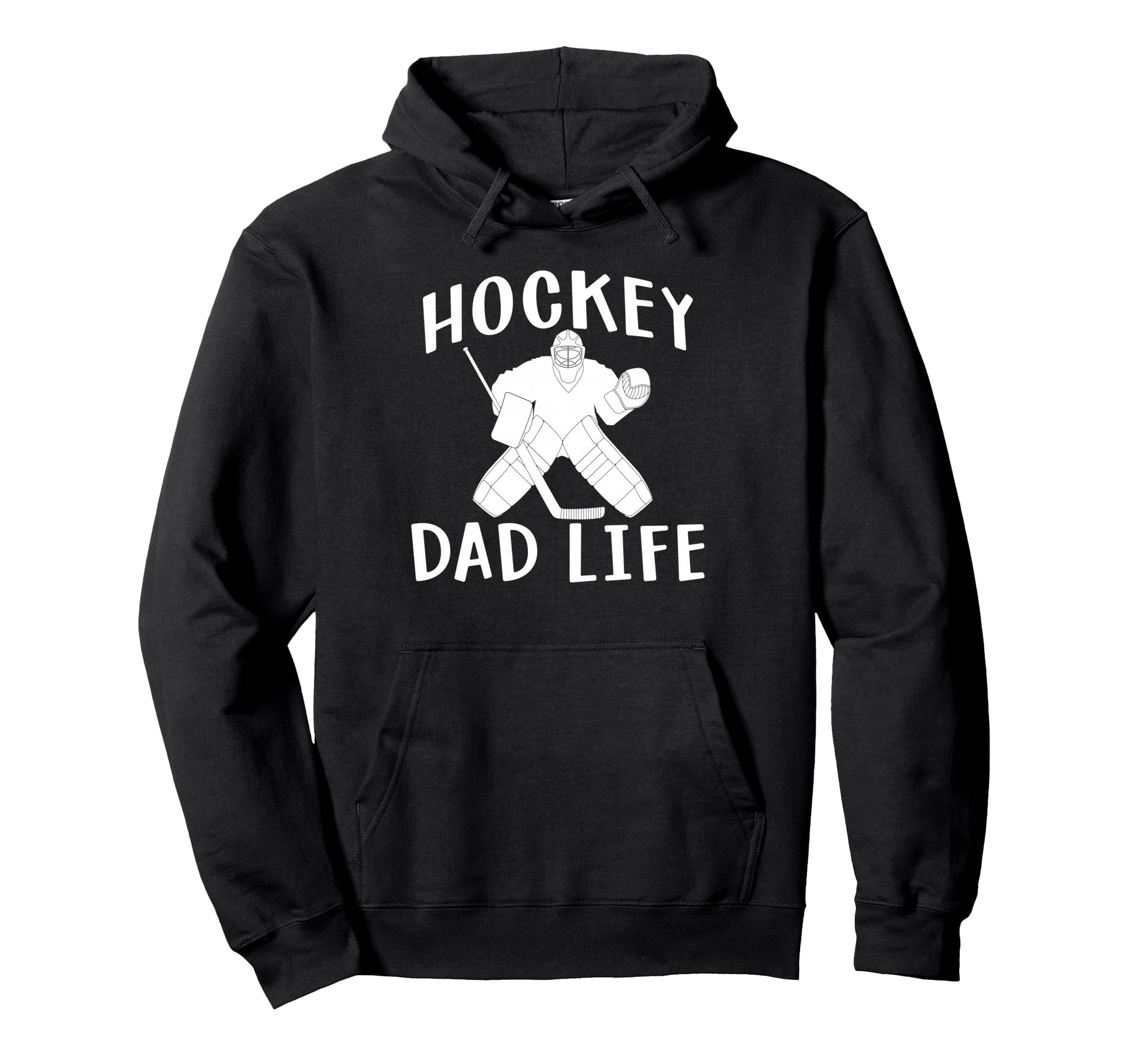 Hockey Dad Life Game Day Sports Dad Hoodie - Unique Graphic Unisex - T-Shirt, Sweatshirt, Hoodie