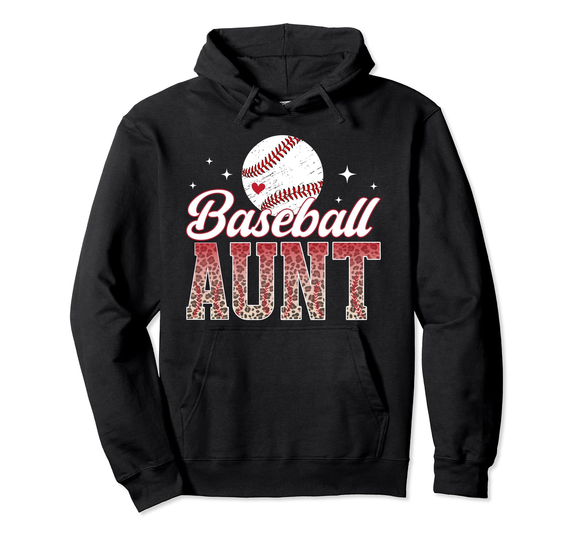 Baseball Aunt Baseball Player Auntie Hoodie - Streetwear Style for Adults - T-Shirt, Sweatshirt, Hoodie