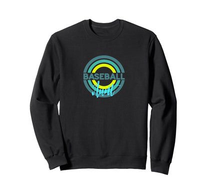 Baseball Aunt Modern Baseball Sweatshirt - Unique Graphic for Adults - T-Shirt, Sweatshirt, Hoodie