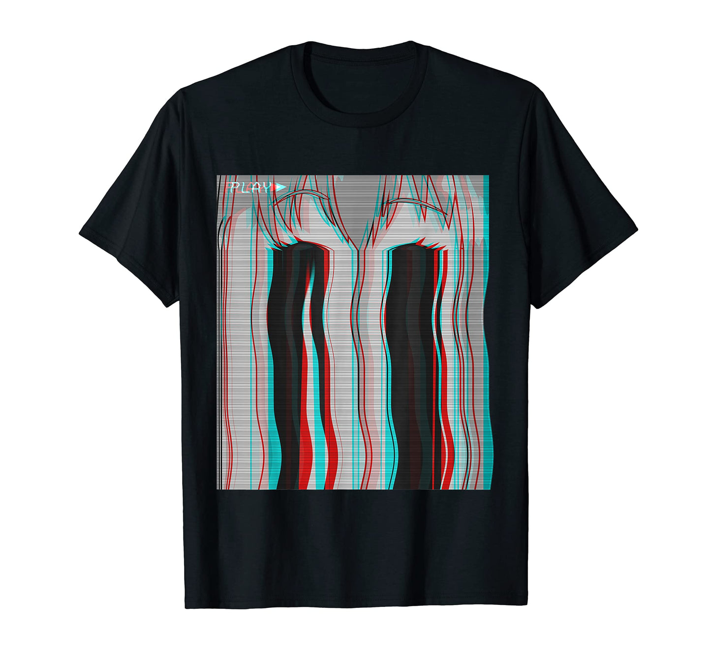 Sad Anime Aesthetic Gothic Eboy T-Shirt - Casual Everyday Wear Men Women - T-Shirt, Sweatshirt, Hoodie