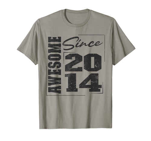 Born 2014 Varsity Awesome Since 2014 T-Shirt - Novelty Apparel for Adults - T-Shirt, Sweatshirt, Hoodie