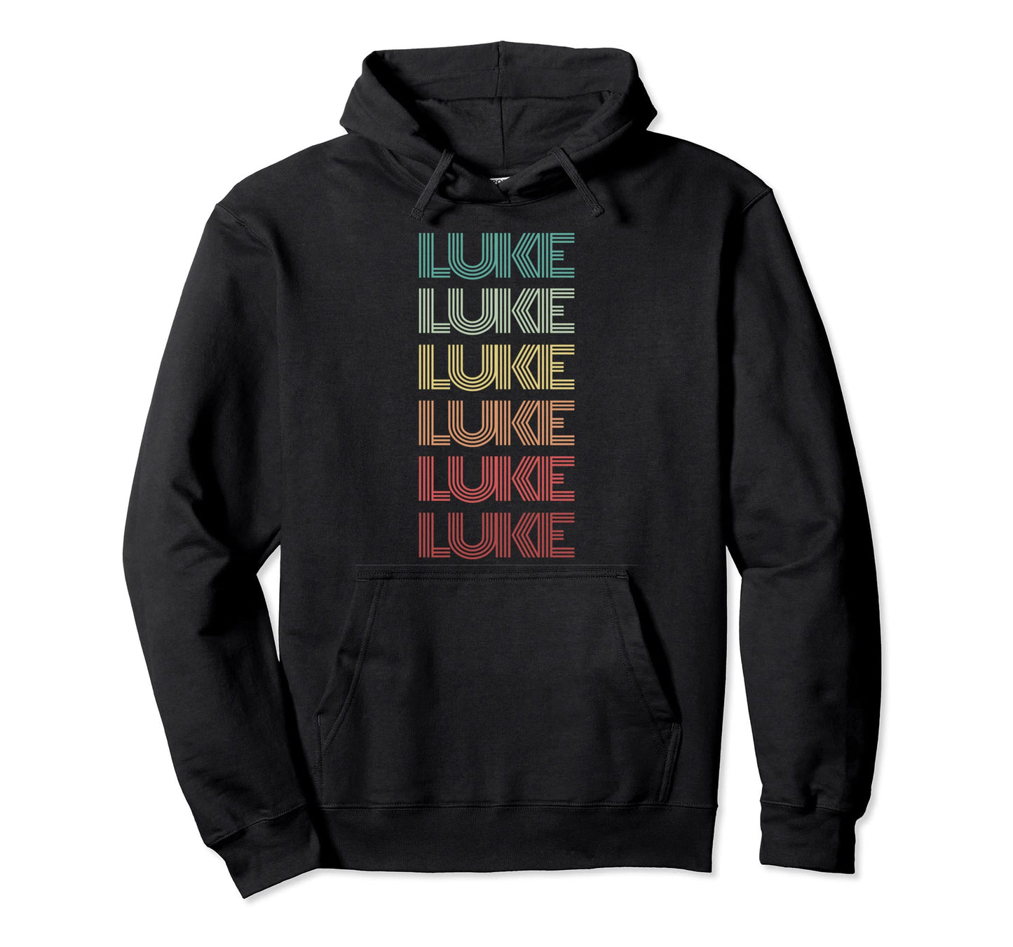 First Name Luke Personalized Birthday Hoodie - Graphic Print for Adults - T-Shirt, Sweatshirt, Hoodie
