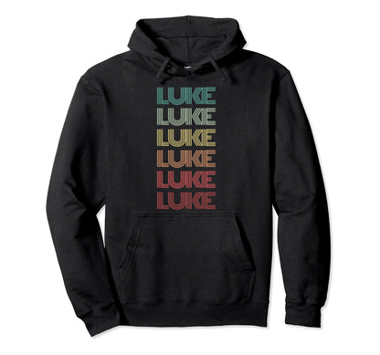 First Name Luke Personalized Birthday Hoodie - Graphic Print for Adults - T-Shirt, Sweatshirt, Hoodie