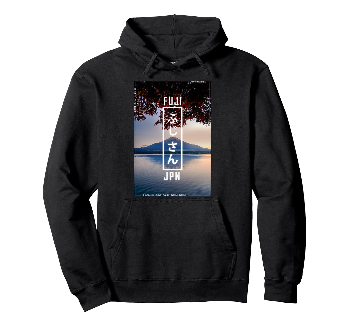 Japan Mount Fuji Japanese Vaporwave Hoodie - Fun Novelty Design Unisex - T-Shirt, Sweatshirt, Hoodie