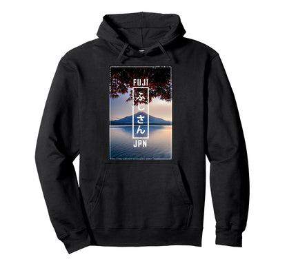 Japan Mount Fuji Japanese Vaporwave Hoodie - Fun Novelty Design Unisex - T-Shirt, Sweatshirt, Hoodie