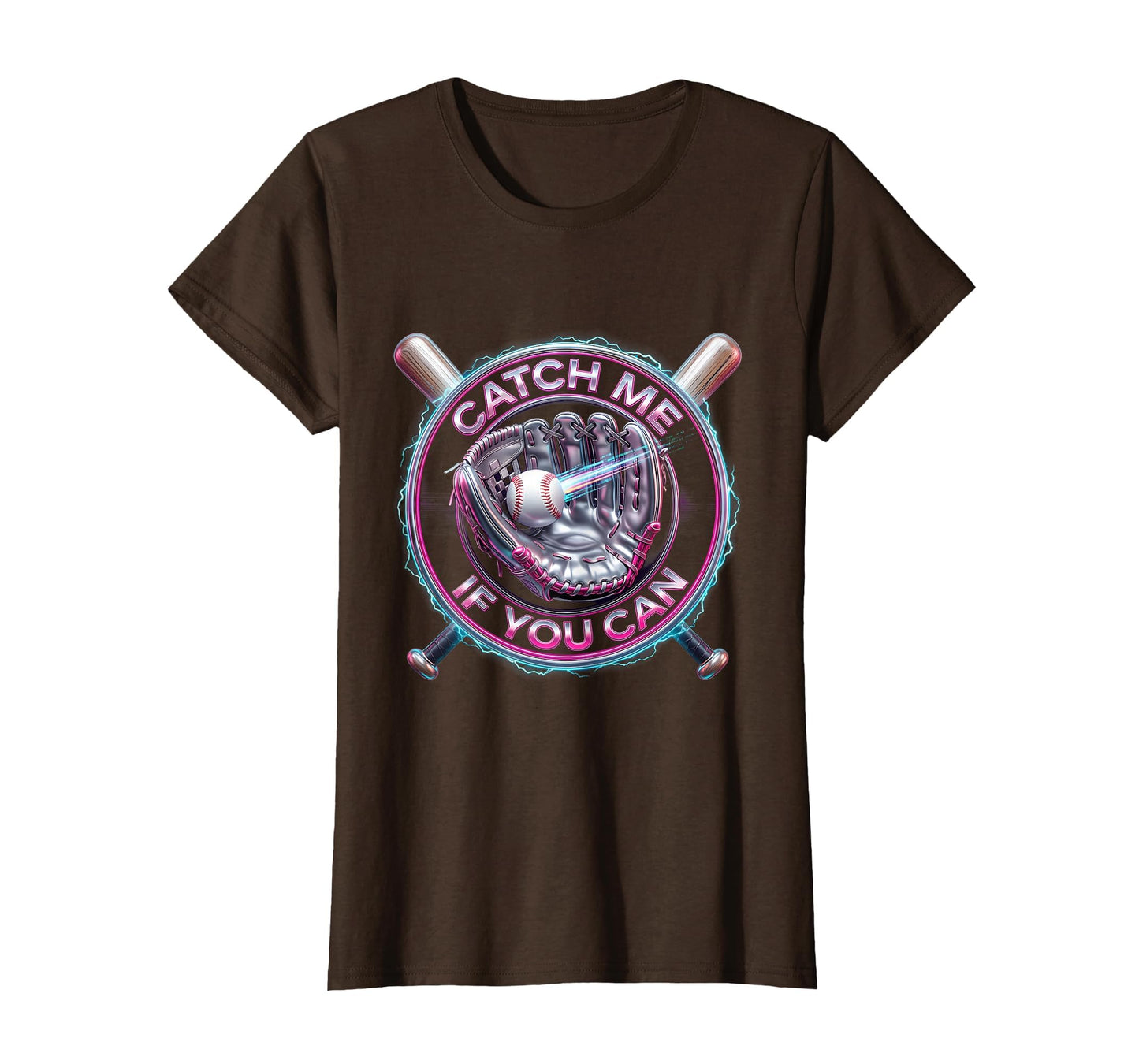 Catch Me If You Can Womens Baseball T-Shirt - Trendy Graphic Men Women - T-Shirt, Sweatshirt, Hoodie