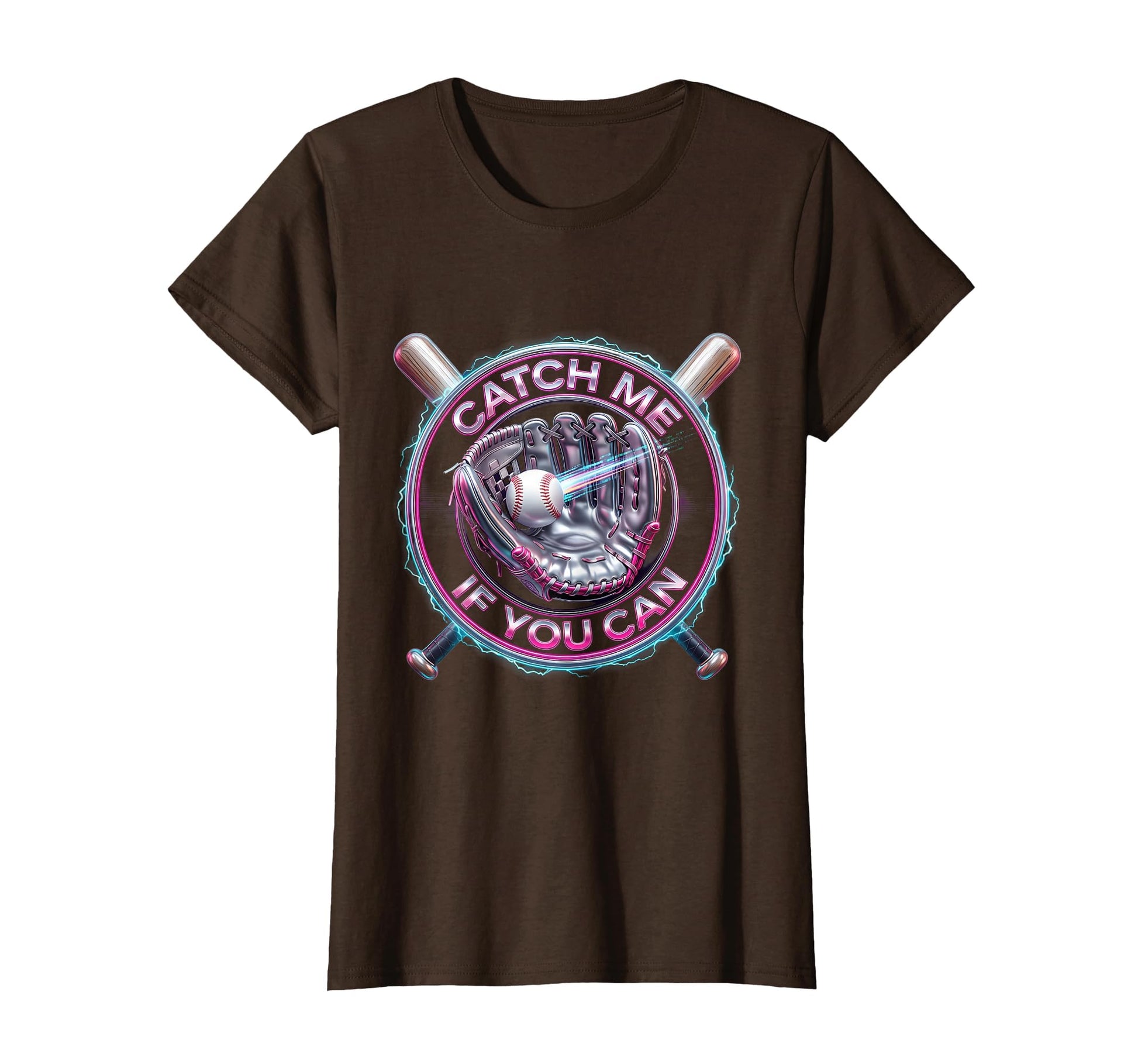Catch Me If You Can Womens Baseball T-Shirt - Trendy Graphic Men Women - T-Shirt, Sweatshirt, Hoodie