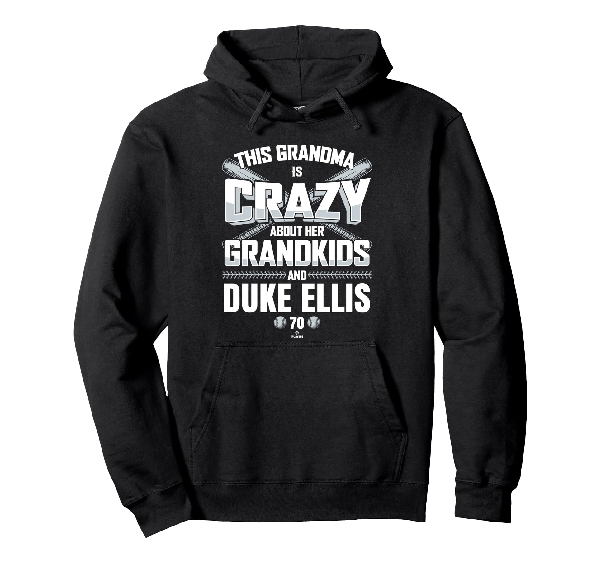 Grandma Crazy Duke Ellis New York Hoodie - Aesthetic Graphic for Adults - T-Shirt, Sweatshirt, Hoodie