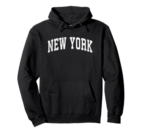 New York Varsity Sports Text Hoodie - Streetwear Style Unisex - T-Shirt, Sweatshirt, Hoodie