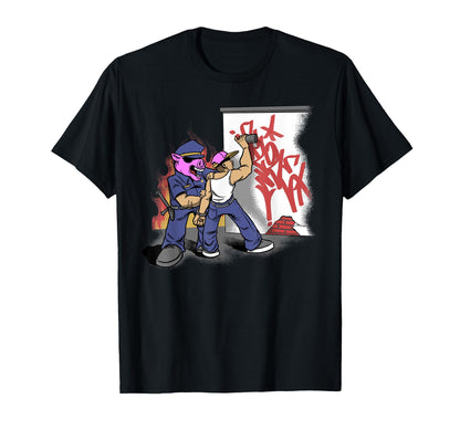 Graffiti 90S Hip Hop Bboy Breakdancing T-Shirt - Unique Graphic for Adults - T-Shirt, Sweatshirt, Hoodie