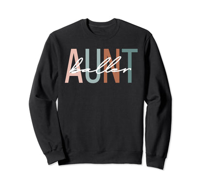 Baller Aunt Boho Softball Baseball Sweatshirt - Unique Graphic for Adults - T-Shirt, Sweatshirt, Hoodie