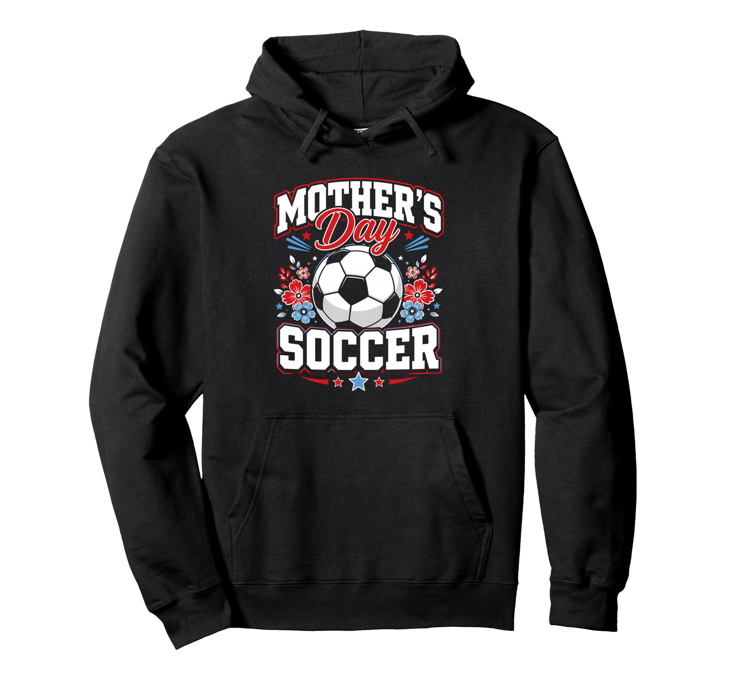 Mothers Day Soccer Soccer Fans Mom Hoodie - Minimalist Print for Adults - T-Shirt, Sweatshirt, Hoodie