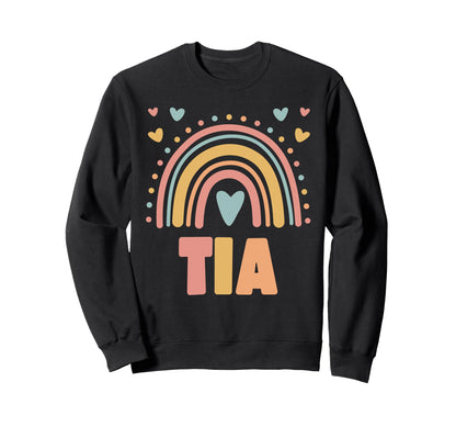 Tia Birthday Boho Rainbow Birthday Sweatshirt - Streetwear Style Men Women - T-Shirt, Sweatshirt, Hoodie