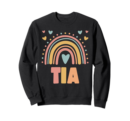 Tia Birthday Boho Rainbow Birthday Sweatshirt - Streetwear Style Men Women - T-Shirt, Sweatshirt, Hoodie