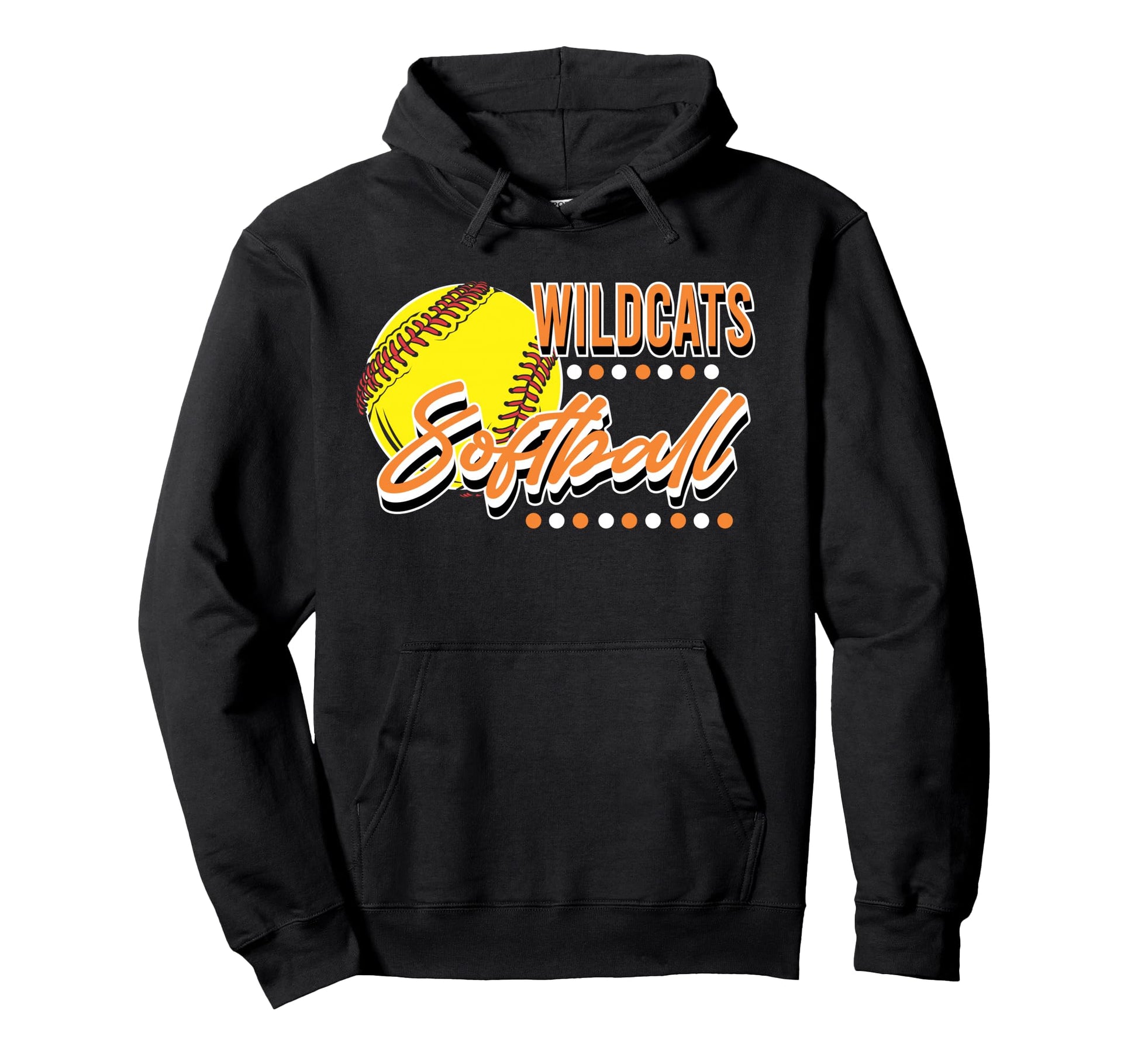 Wildcats Softball Team Mom Game Day Hoodie - Aesthetic Graphic Men Women - T-Shirt, Sweatshirt, Hoodie