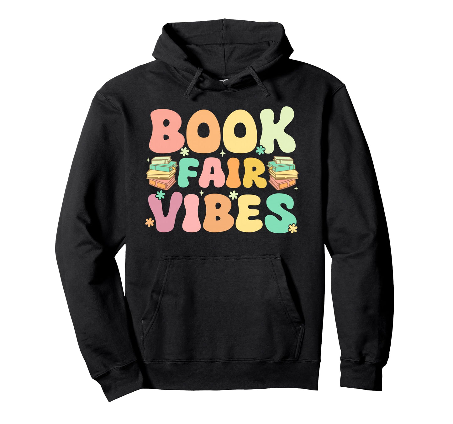 Library Book Fair Vibe Groovy School Hoodie - Streetwear Style Men Women - T-Shirt, Sweatshirt, Hoodie
