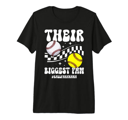 Biggest Fan Ballpark Nana Baseball T-Shirt - Streetwear Style Unisex - T-Shirt, Sweatshirt, Hoodie