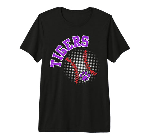 Tigers Baseball Mom Game Day Baseball T-Shirt - Streetwear Style Unisex - T-Shirt, Sweatshirt, Hoodie
