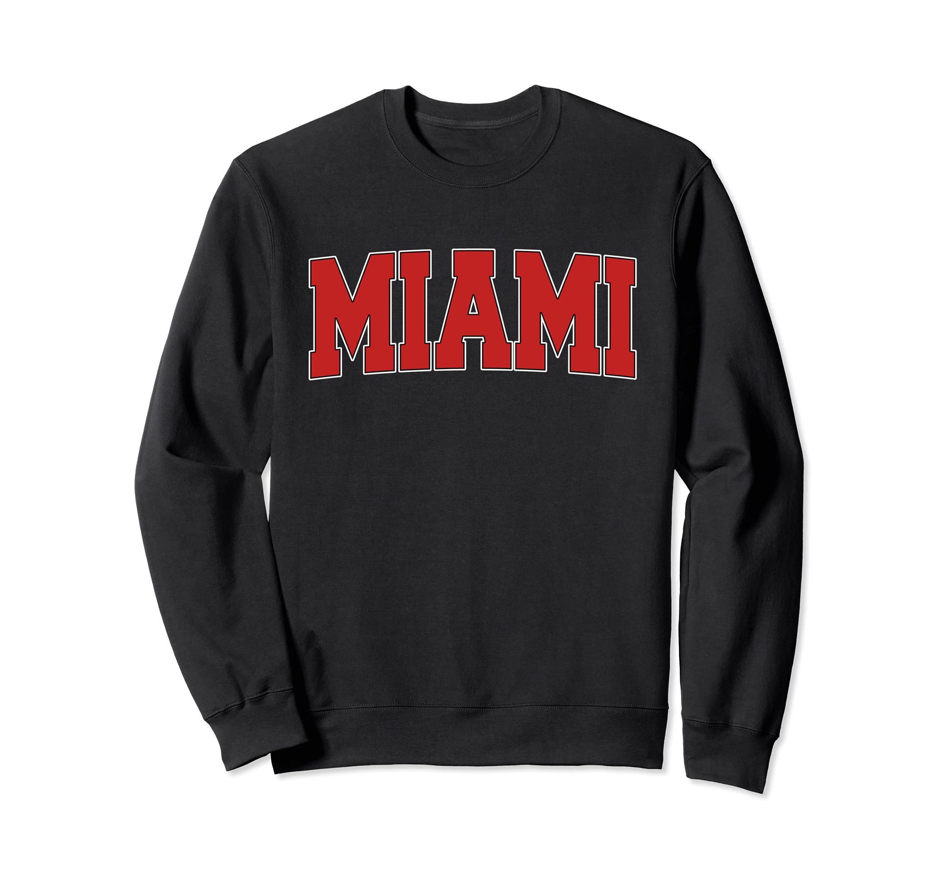 Miami Fl Florida Varsity Usa Sports Sweatshirt - Novelty Apparel Unisex - T-Shirt, Sweatshirt, Hoodie