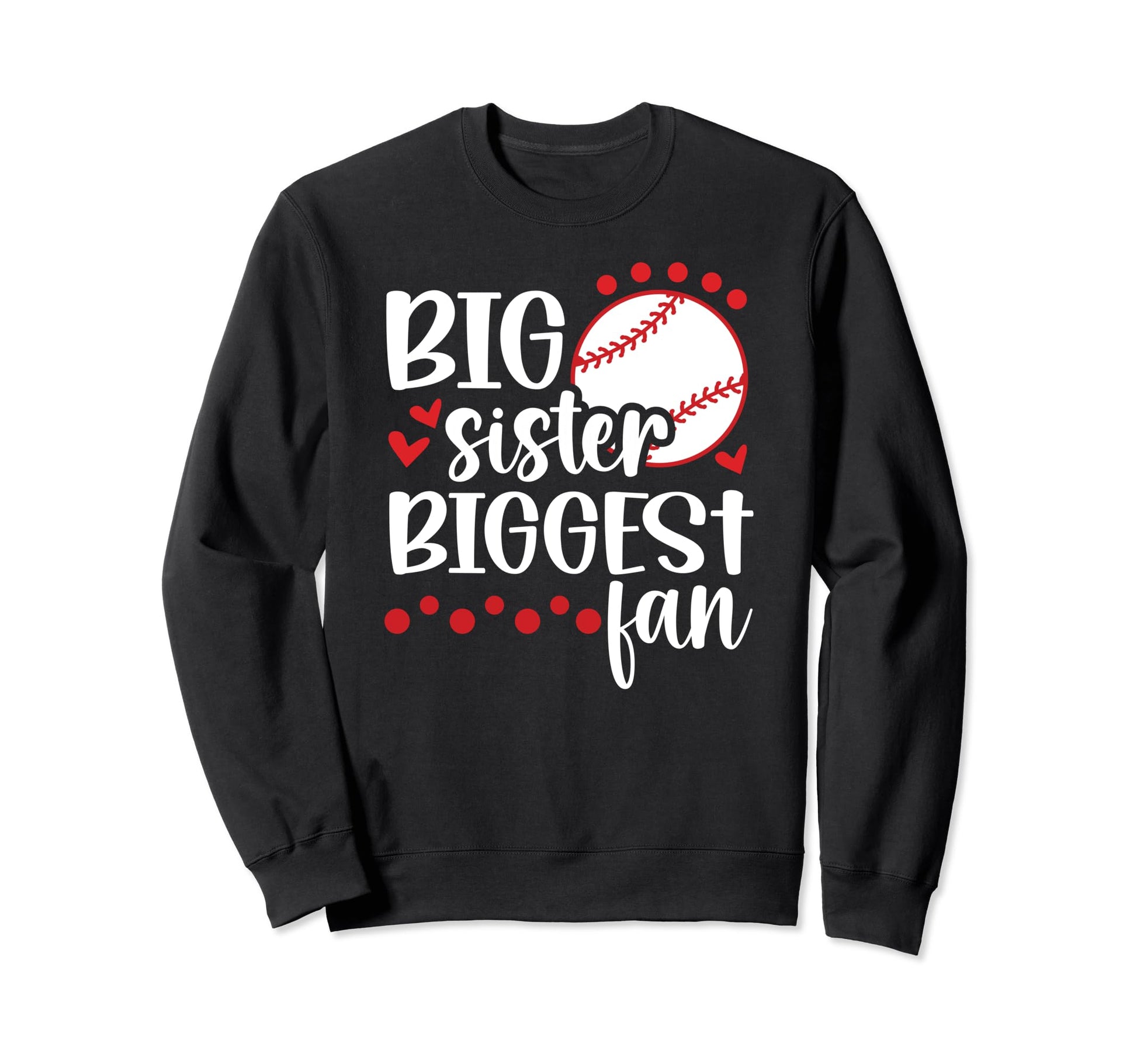 Big Sister Baseball Sister Proud Sweatshirt - Aesthetic Graphic Men Women - T-Shirt, Sweatshirt, Hoodie