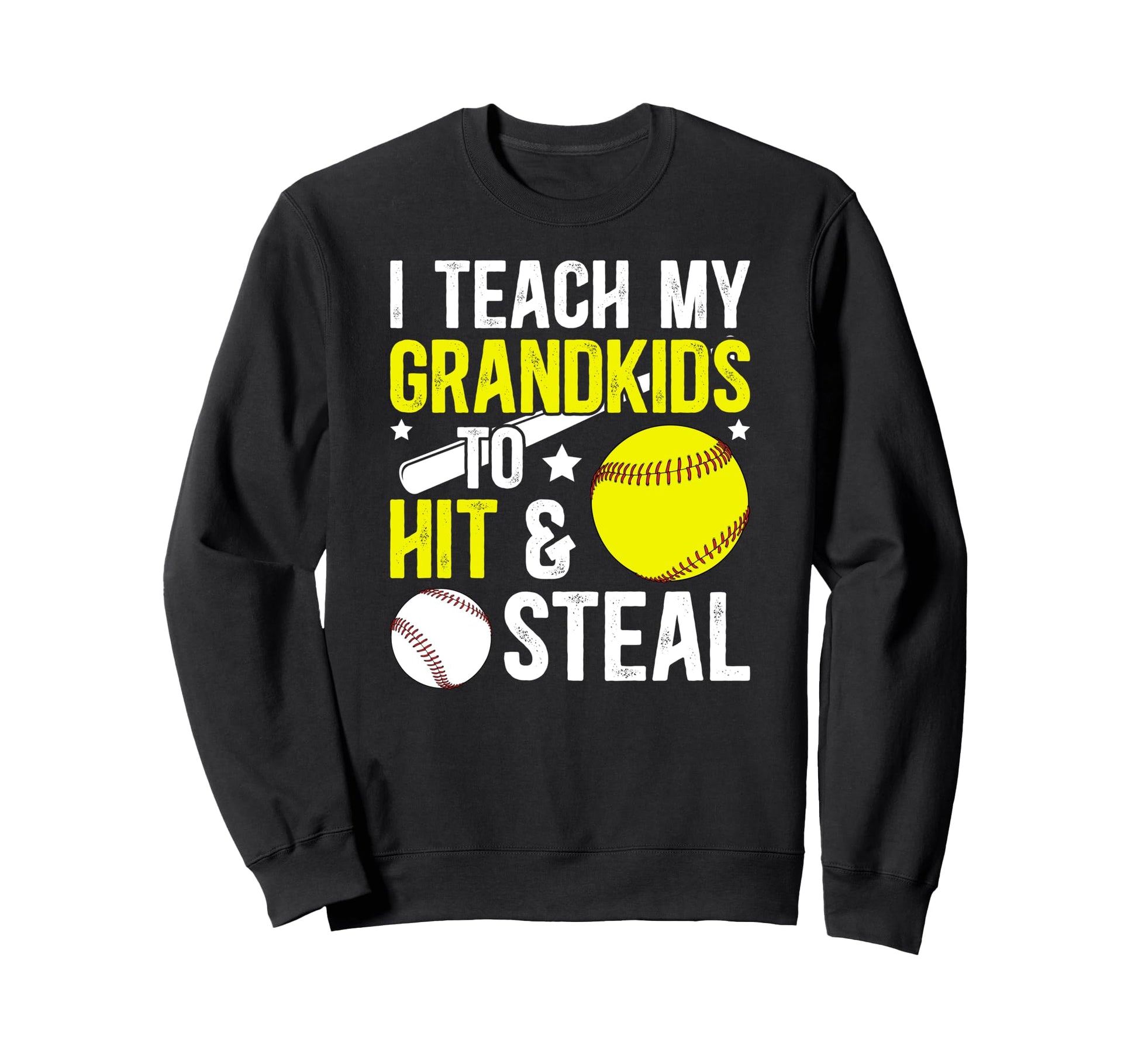 Baseball Softball Grandpa Funny Sweatshirt - Novelty Apparel Unisex - T-Shirt, Sweatshirt, Hoodie