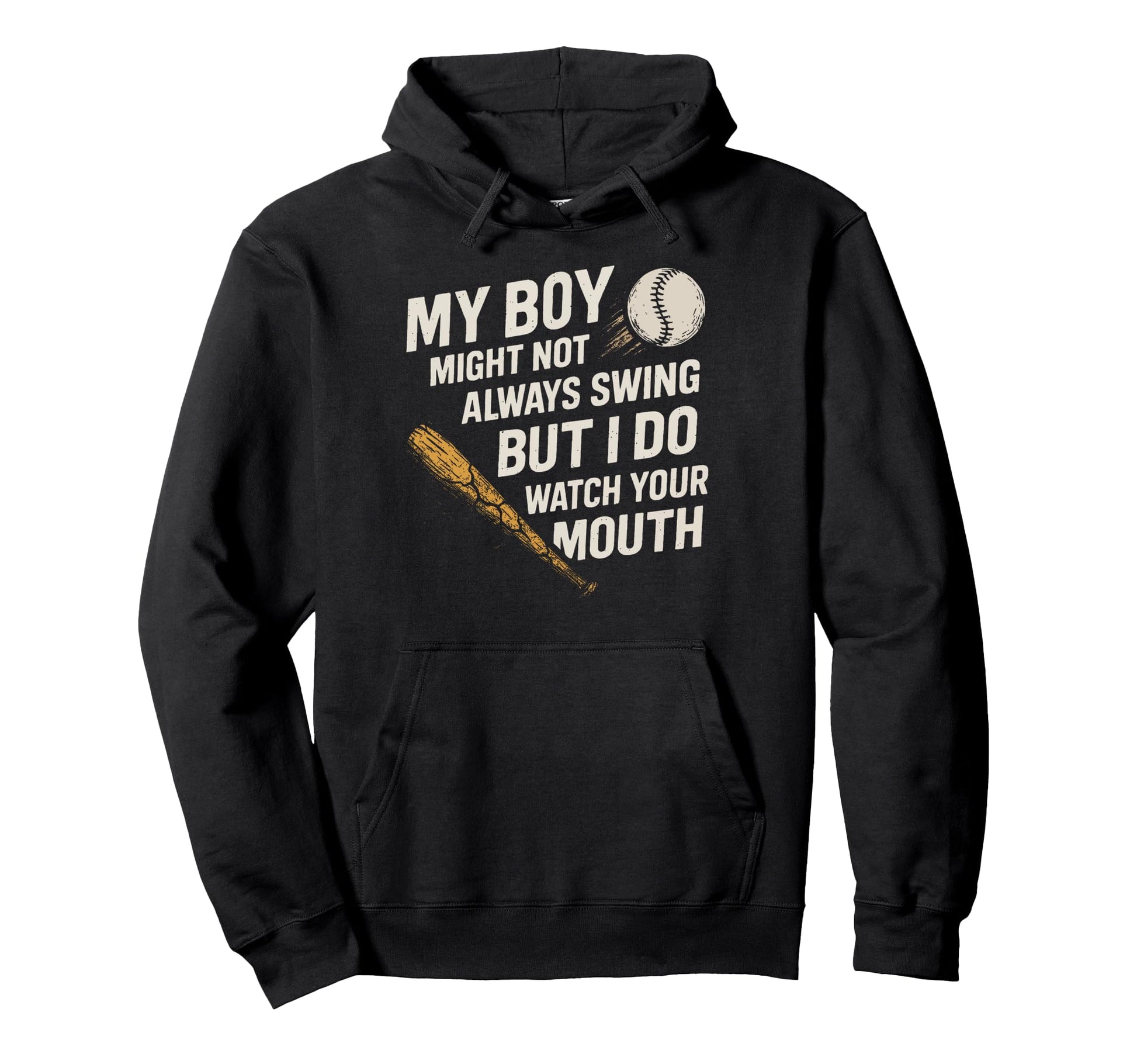 My Might Not Always Swing But I Do Hoodie - Unique Graphic for Adults - T-Shirt, Sweatshirt, Hoodie