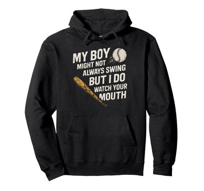 My Might Not Always Swing But I Do Hoodie - Unique Graphic for Adults - T-Shirt, Sweatshirt, Hoodie