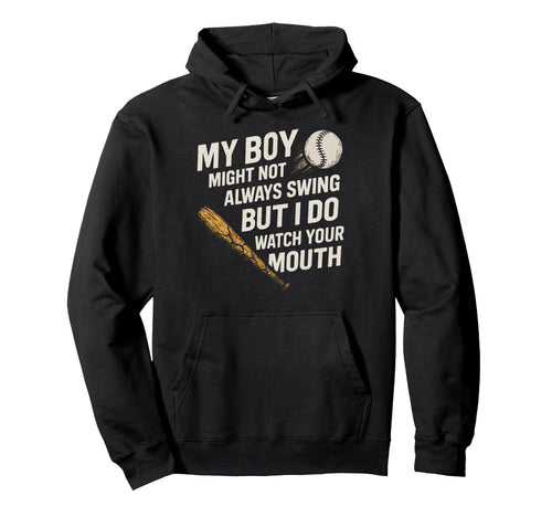 My Might Not Always Swing But I Do Hoodie - Unique Graphic for Adults - T-Shirt, Sweatshirt, Hoodie