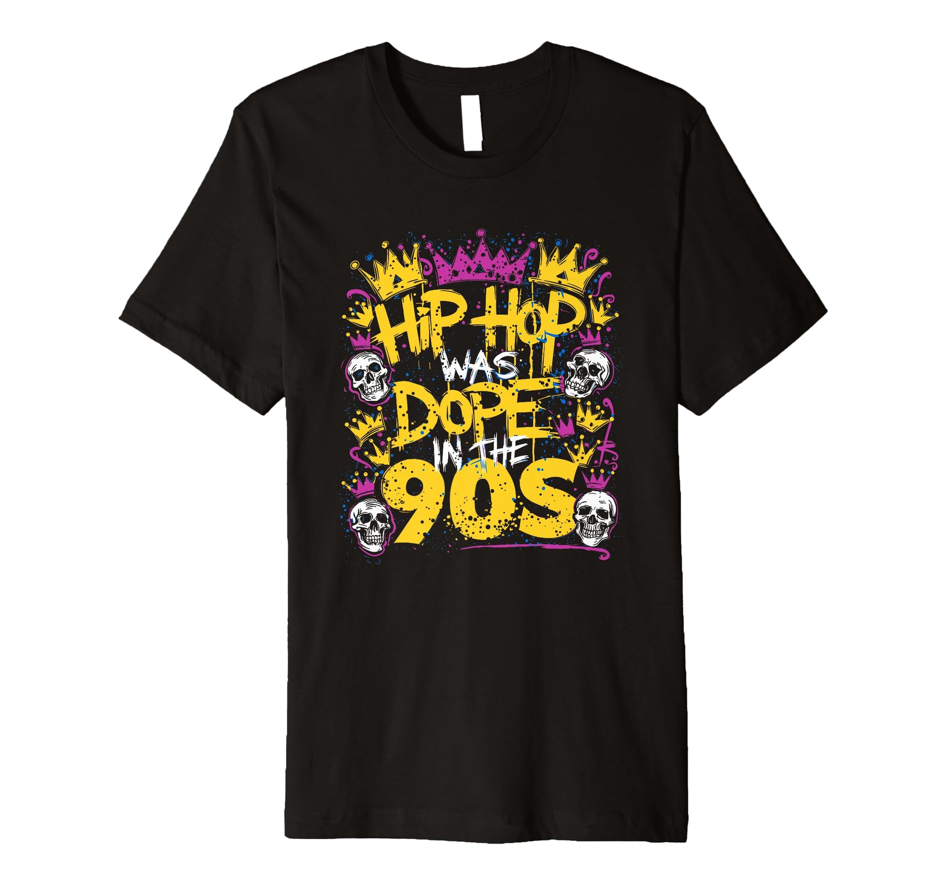 Old School Hip Hop 90S Rap Legends T-Shirt - Custom Art Print Unisex - T-Shirt, Sweatshirt, Hoodie