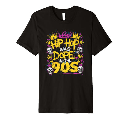 Old School Hip Hop 90S Rap Legends T-Shirt - Custom Art Print Unisex - T-Shirt, Sweatshirt, Hoodie